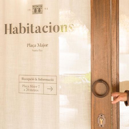 Habitacions Placa Major Santa Pau Kültér fotó
