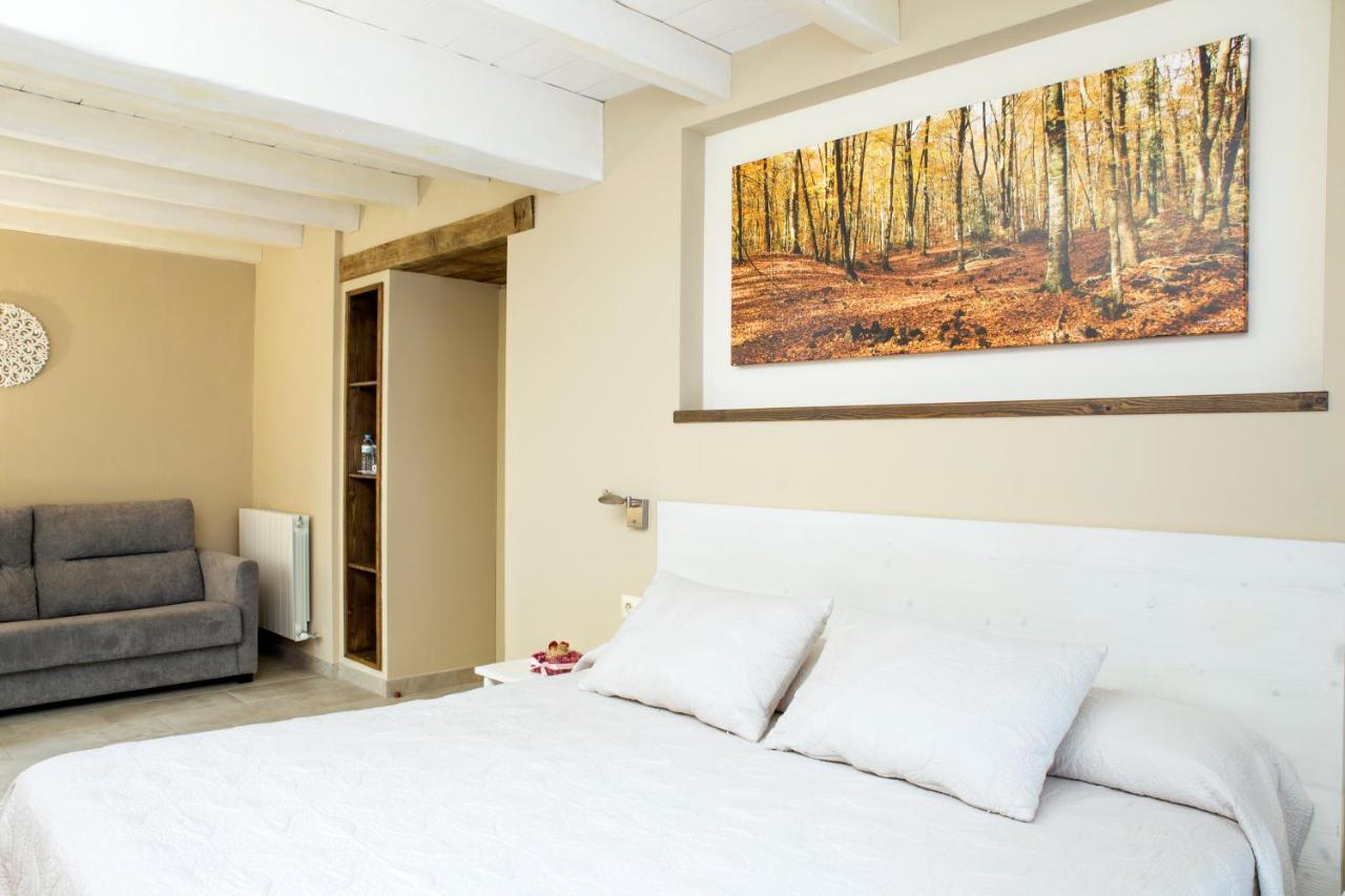 Habitacions Placa Major Santa Pau Kültér fotó